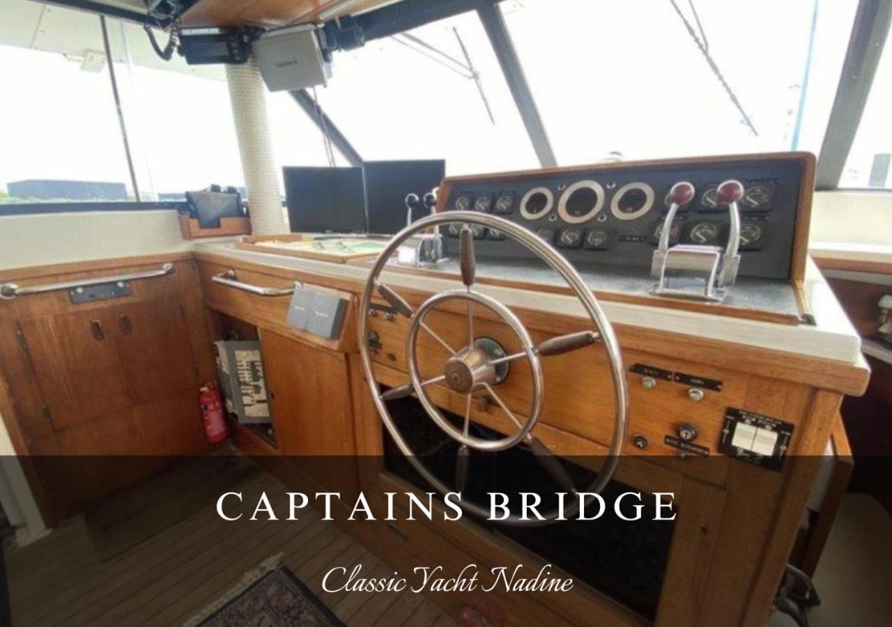 Classic Yacht Nadine In Poole Harbour, Dorset, With A Hot Tub Jacuzzi Exteriér fotografie