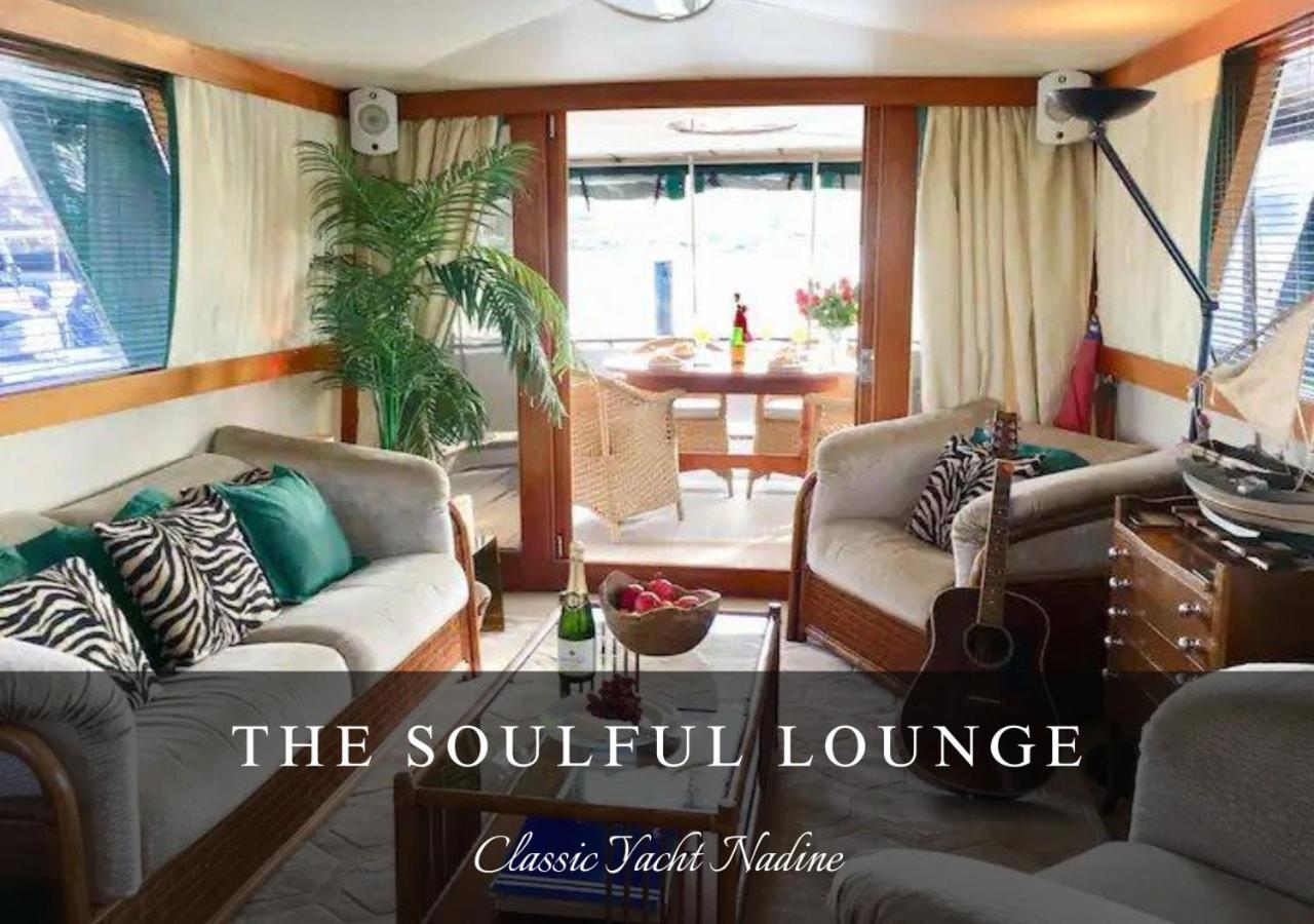 Classic Yacht Nadine In Poole Harbour, Dorset, With A Hot Tub Jacuzzi Exteriér fotografie