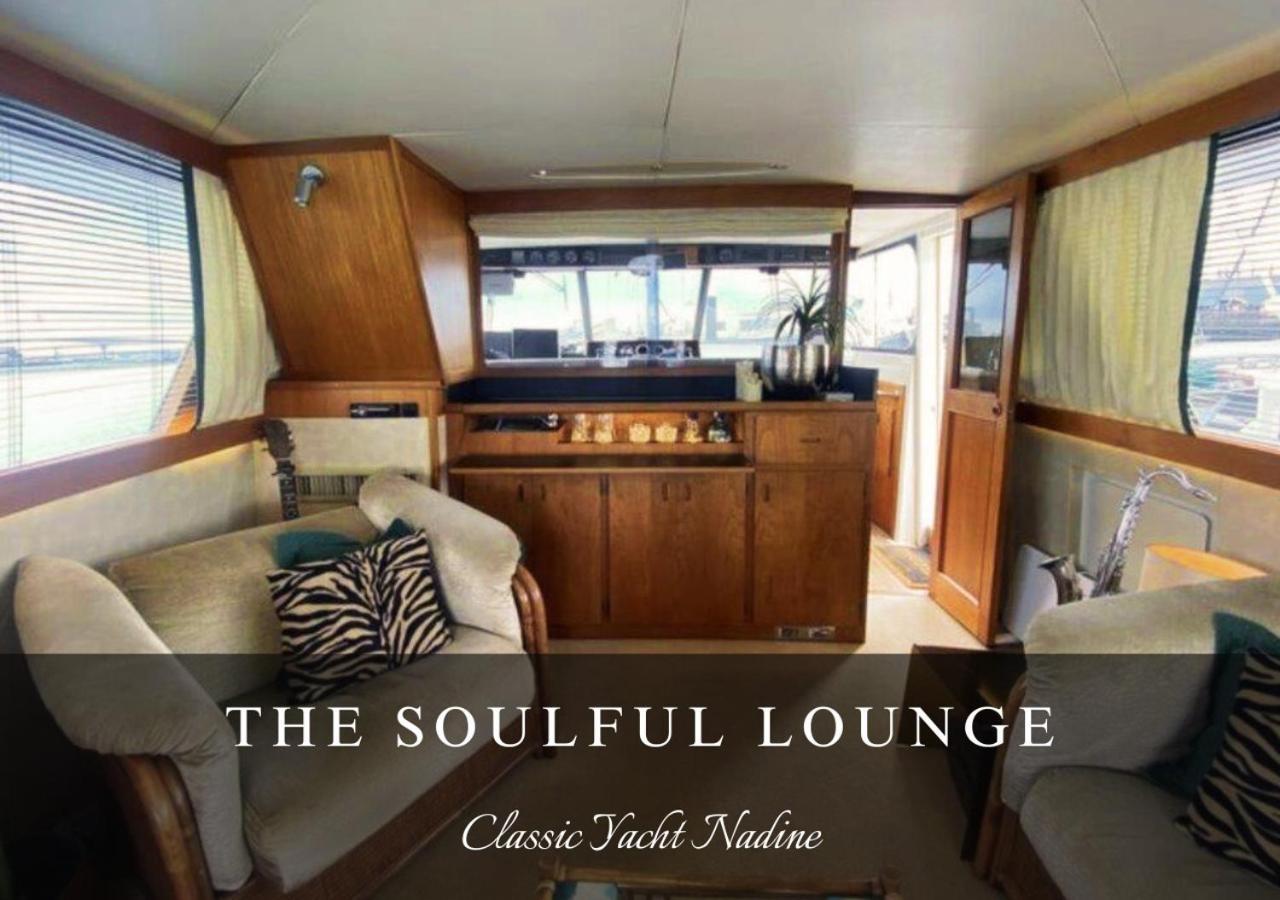 Classic Yacht Nadine In Poole Harbour, Dorset, With A Hot Tub Jacuzzi Exteriér fotografie